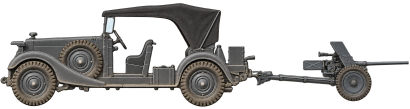 Mittlerer geländegängiger Pkw. Kfz. 12