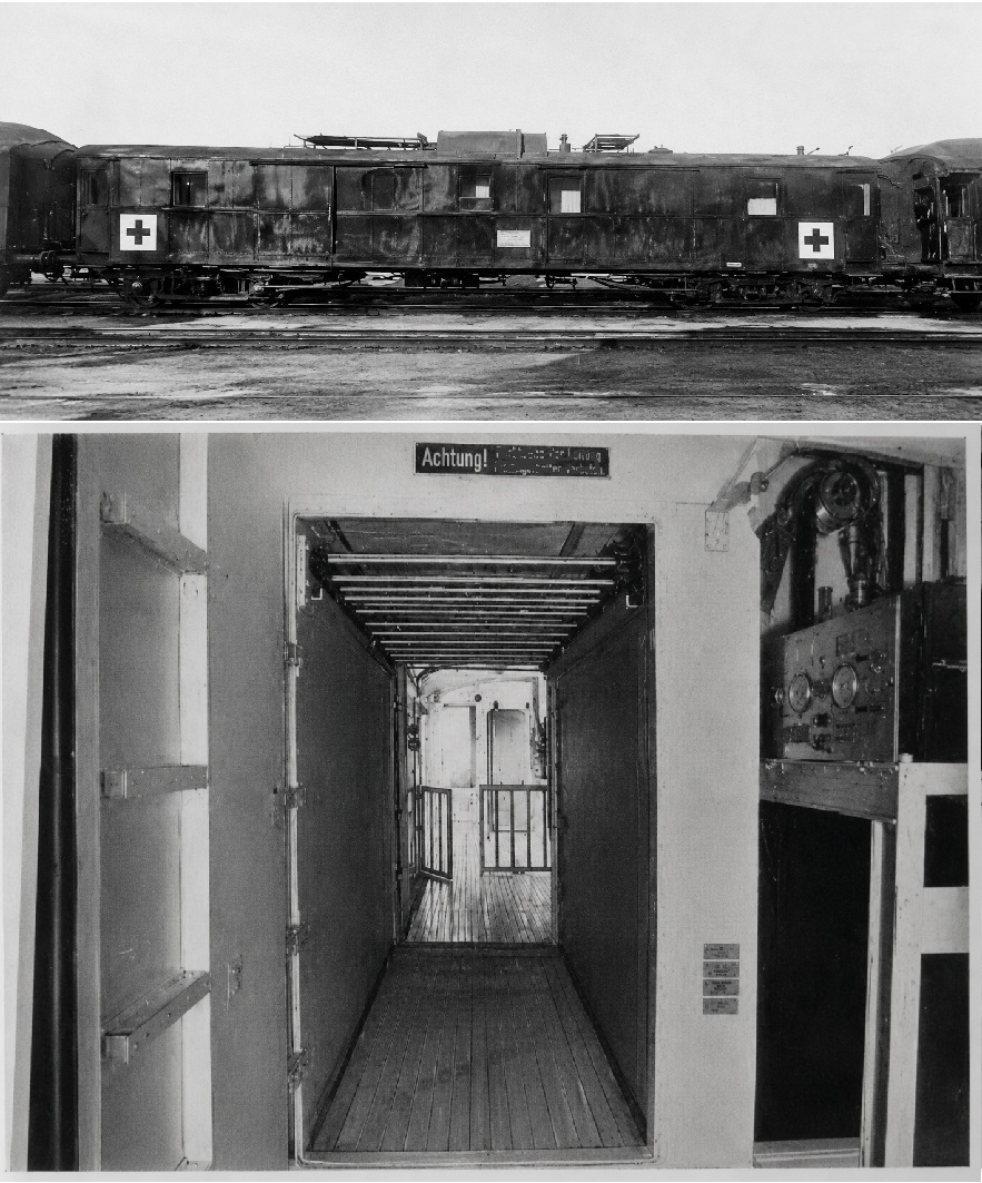 Entseuchungszug und Entseuchungszelle