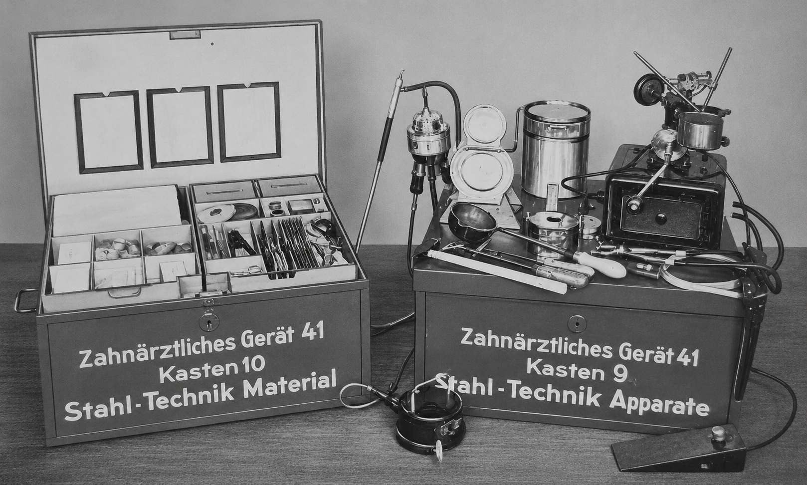 Zahnärztliches Gerät 41, Satz Stahltechnik