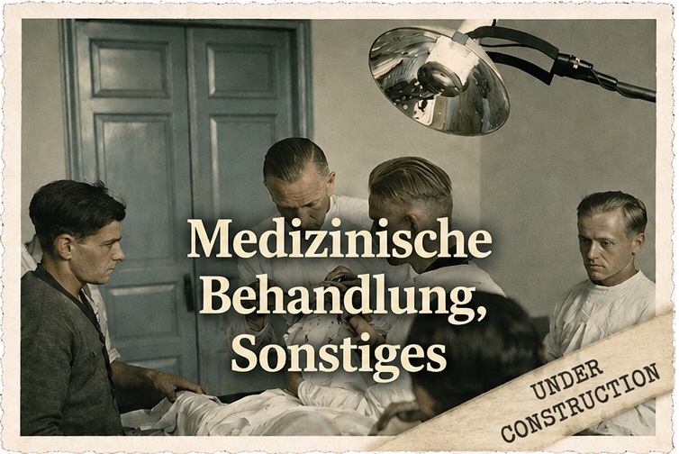 Medizinische Behandlung und Sonstiges