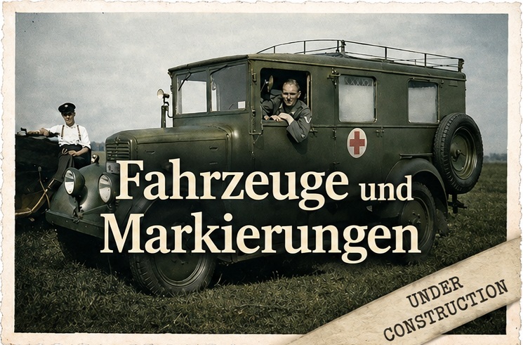 Fahrzeuge und Markierungen